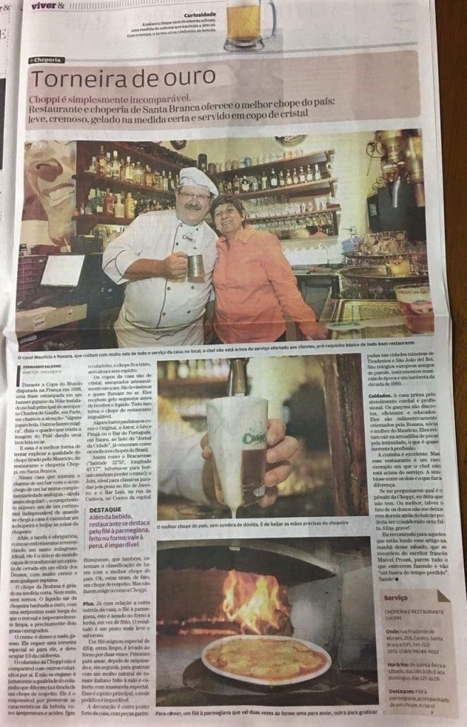 Premiação Choppi